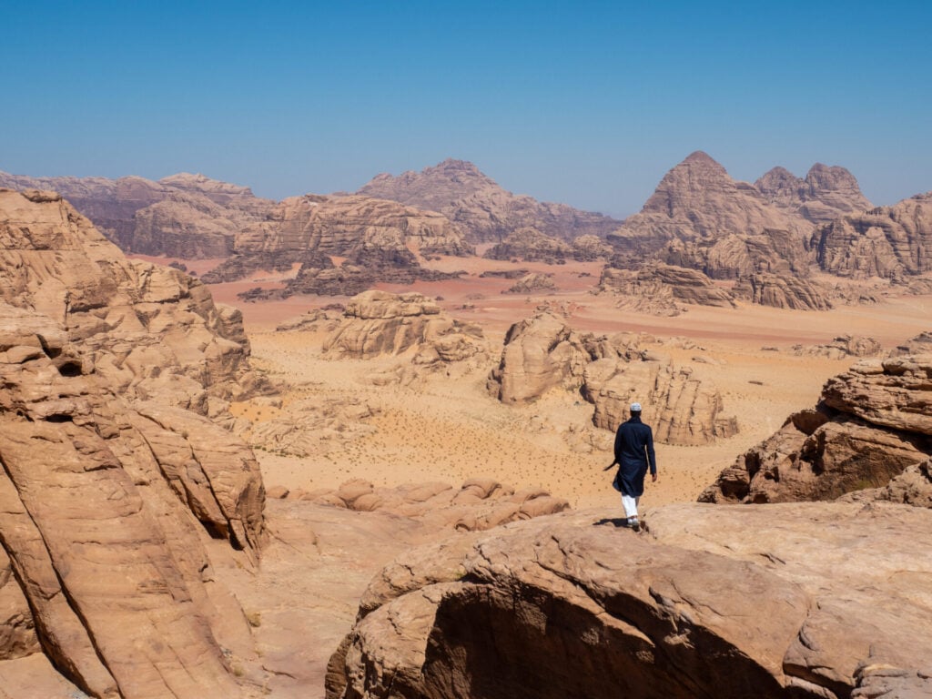 Burdah Bridge hike in Wadi Rum