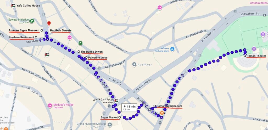 Self-guided walking tour of downtown Amman - brookebeyond