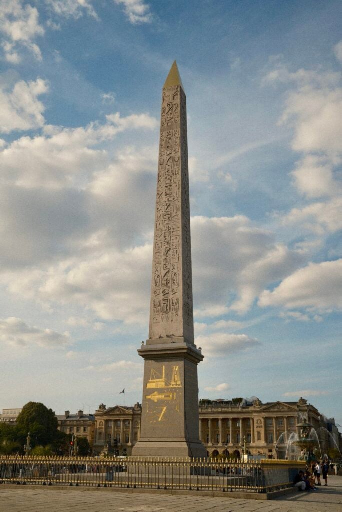 Luxor Temple's obelisk in Paris