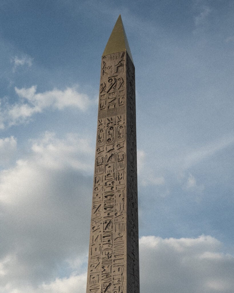 Luxor Temple's obelisk in Paris