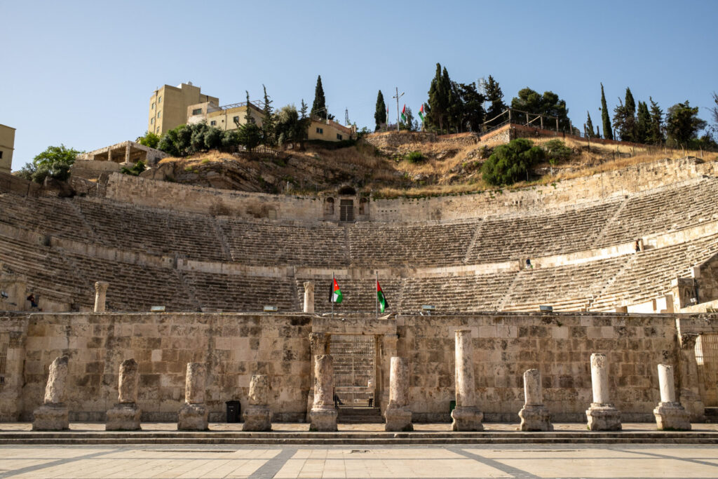 Roman Theatre in downtown Amman