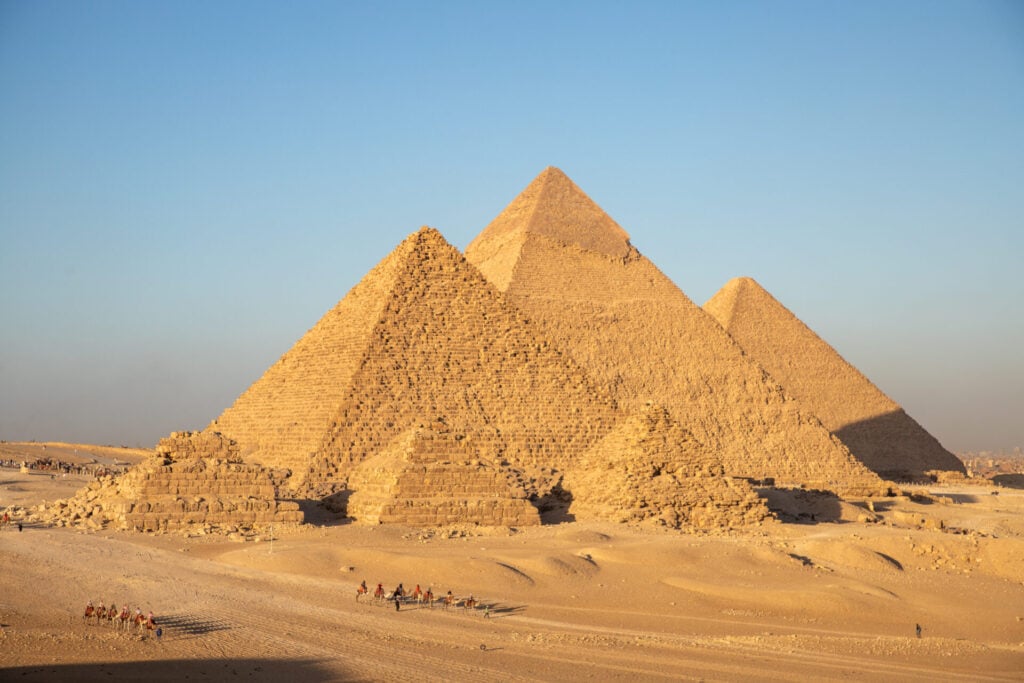 Best view of the Giza pyramids