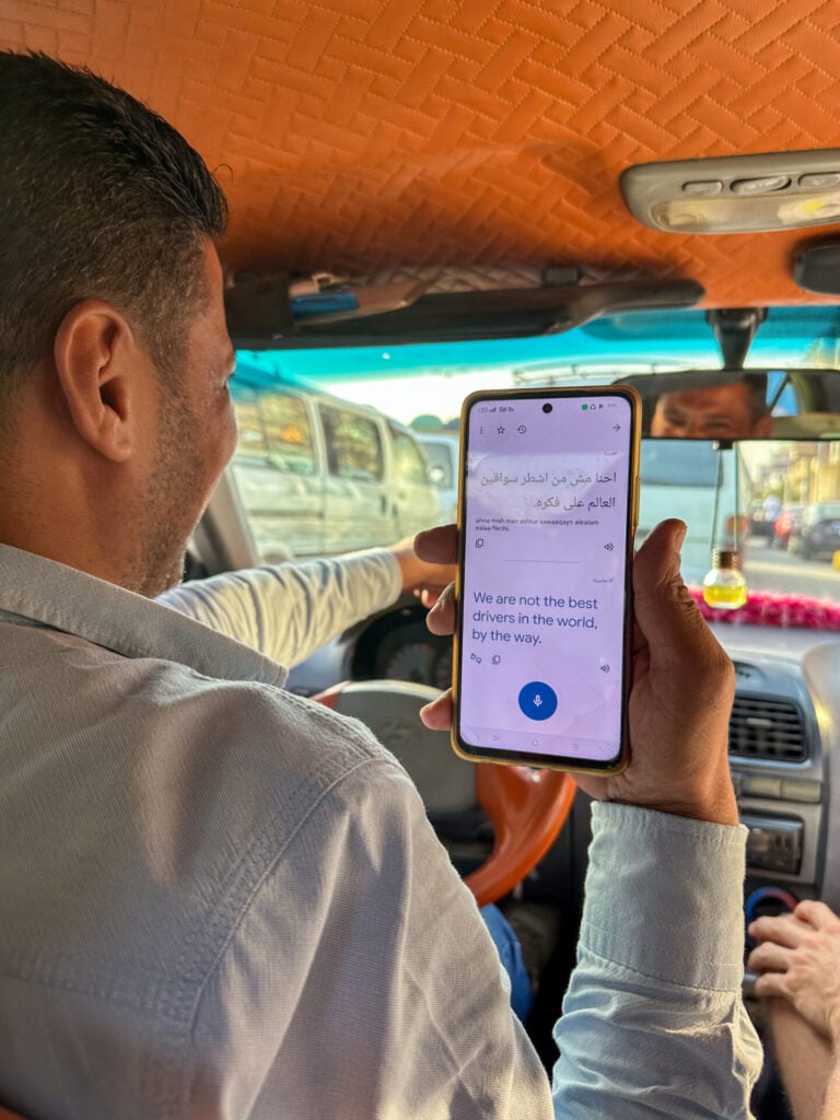 Taxi driver in Cairo