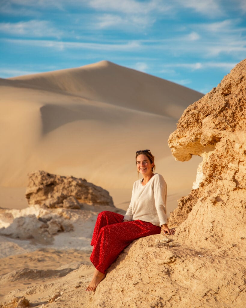 Sand dunes in the Western Desert near Siwa