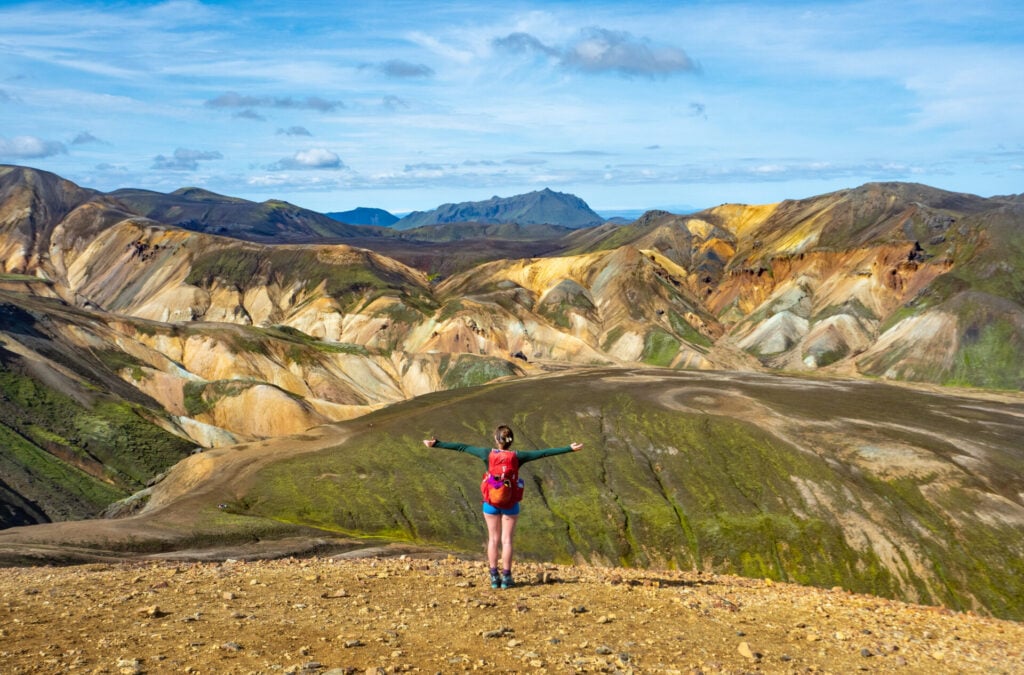 Brennisteinsalda summit in Landmannalaugar