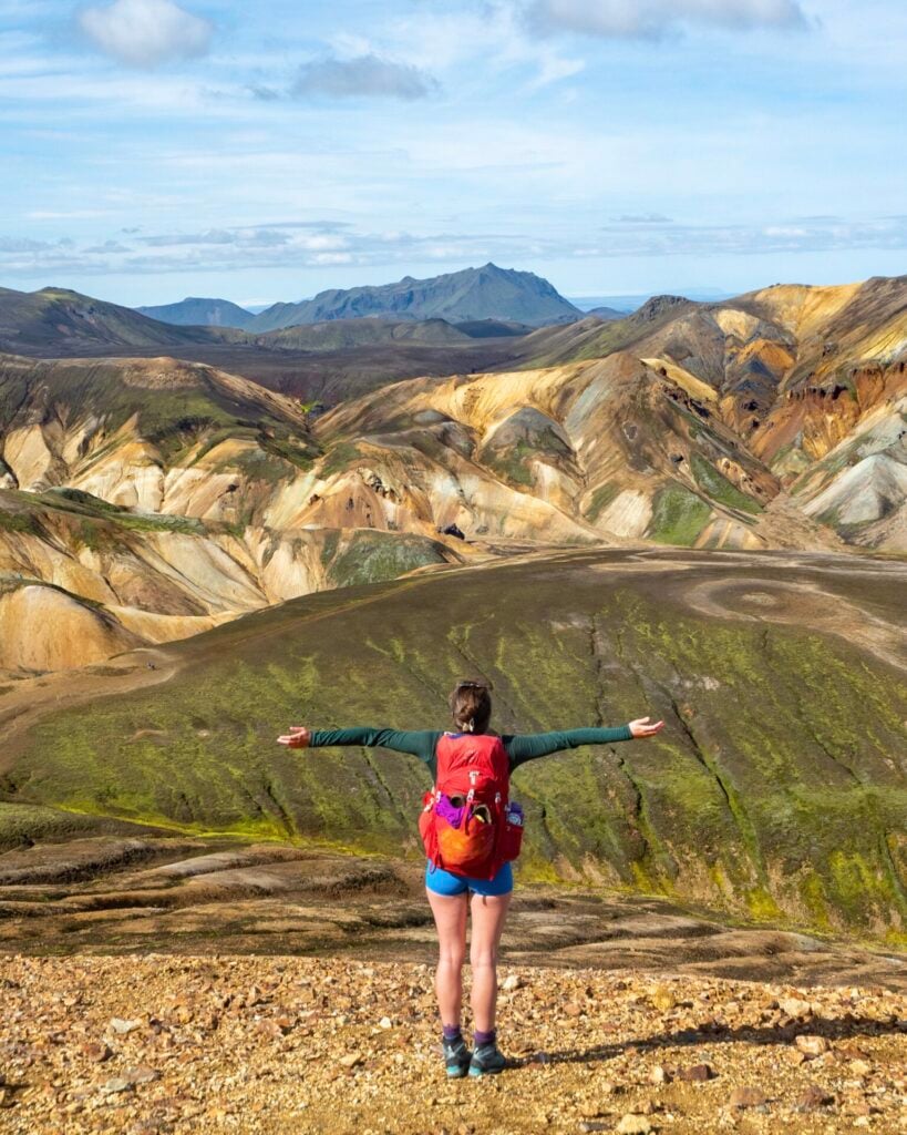 Brennisteinsalda summit in Landmannalaugar