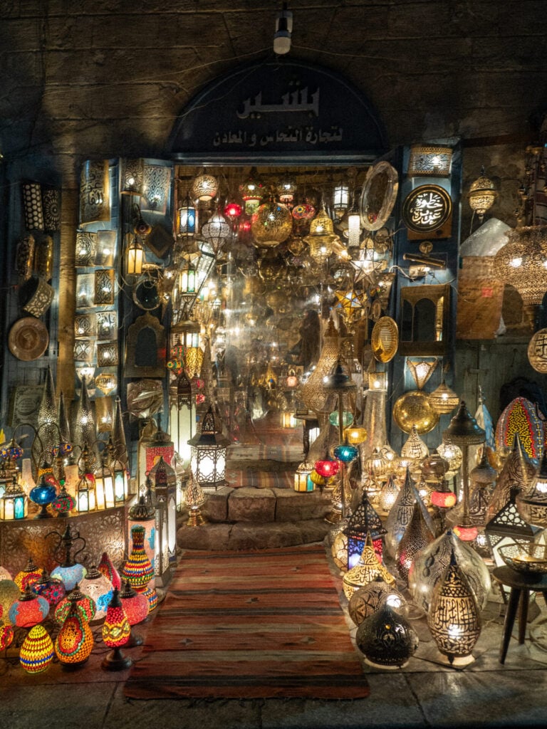 Khan el-Khalili Bazaar in Cairo
