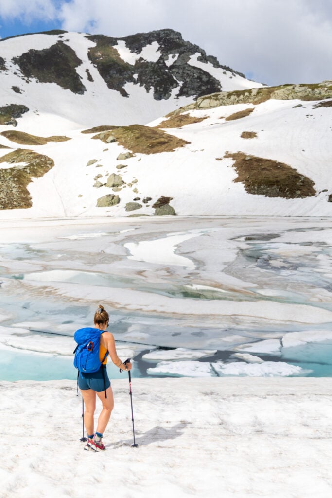 Zemra Lake below Gjeravica summit