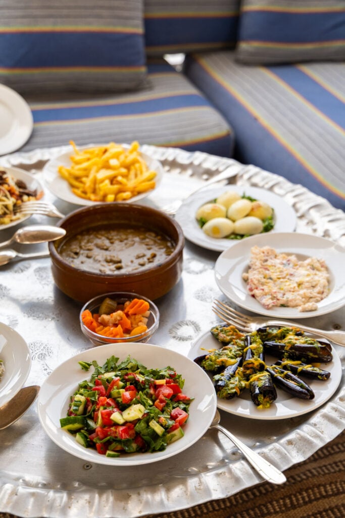 Food on Nour El Nil