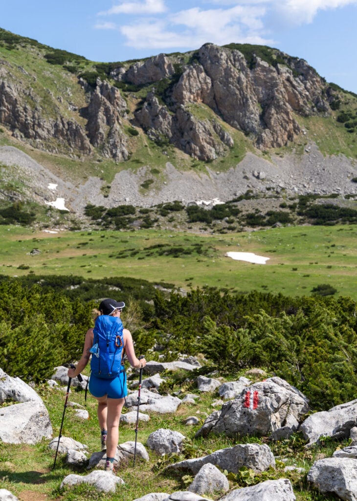 Hiking out of Milishevc on Peaks of the Balkans