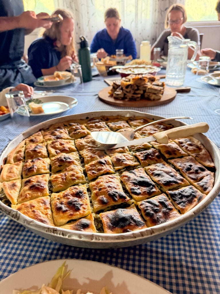 Food at Ariu Guesthouse in Rekë e Allagës