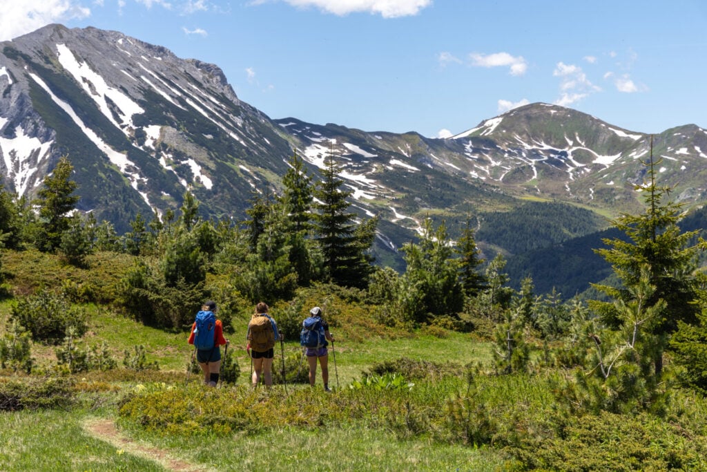 Hiking from Jelenka Pass to Bajrakut Pass
