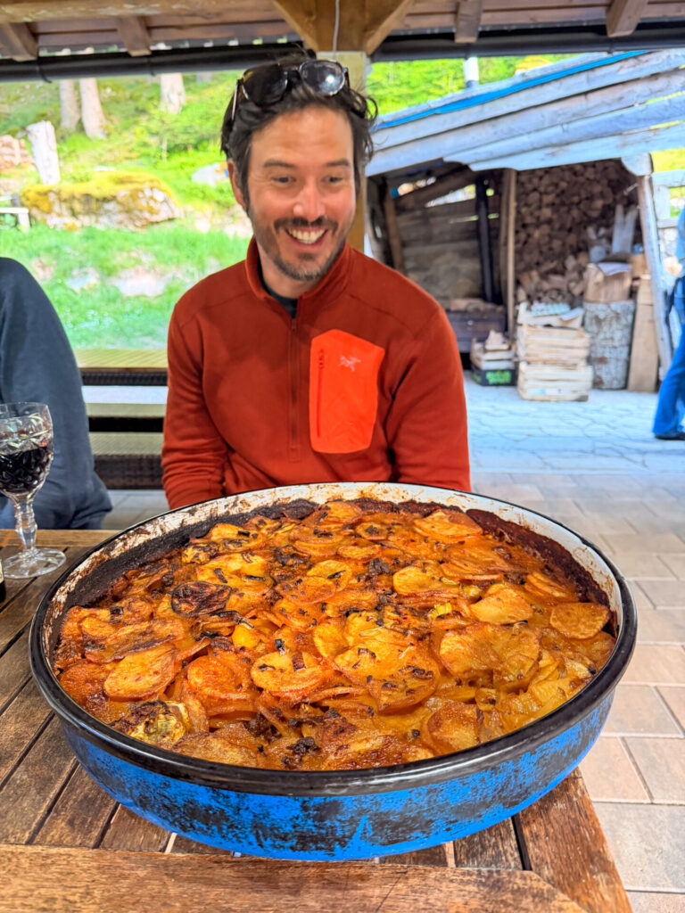 dinner at Triangle Woodhouse in Babino Polje