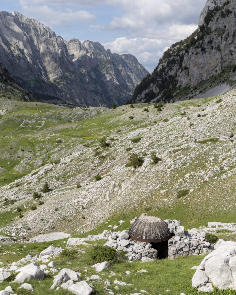 Communist-era bunkers in Albania