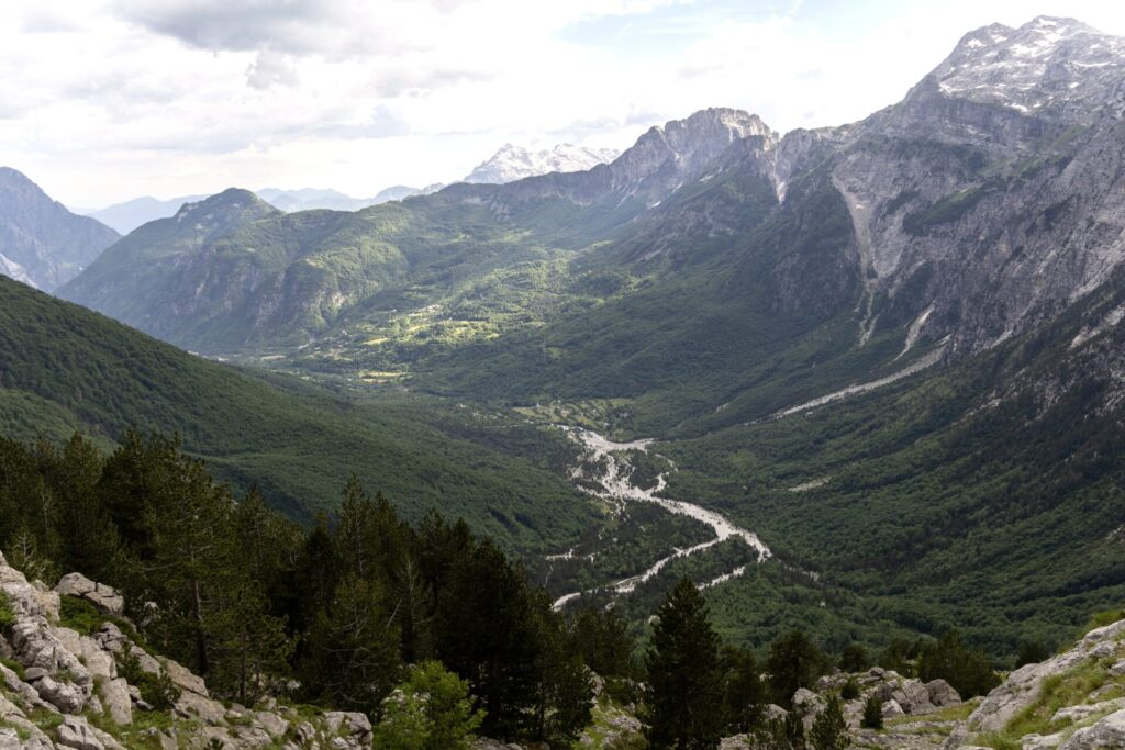 Overlooking the Theth Valley