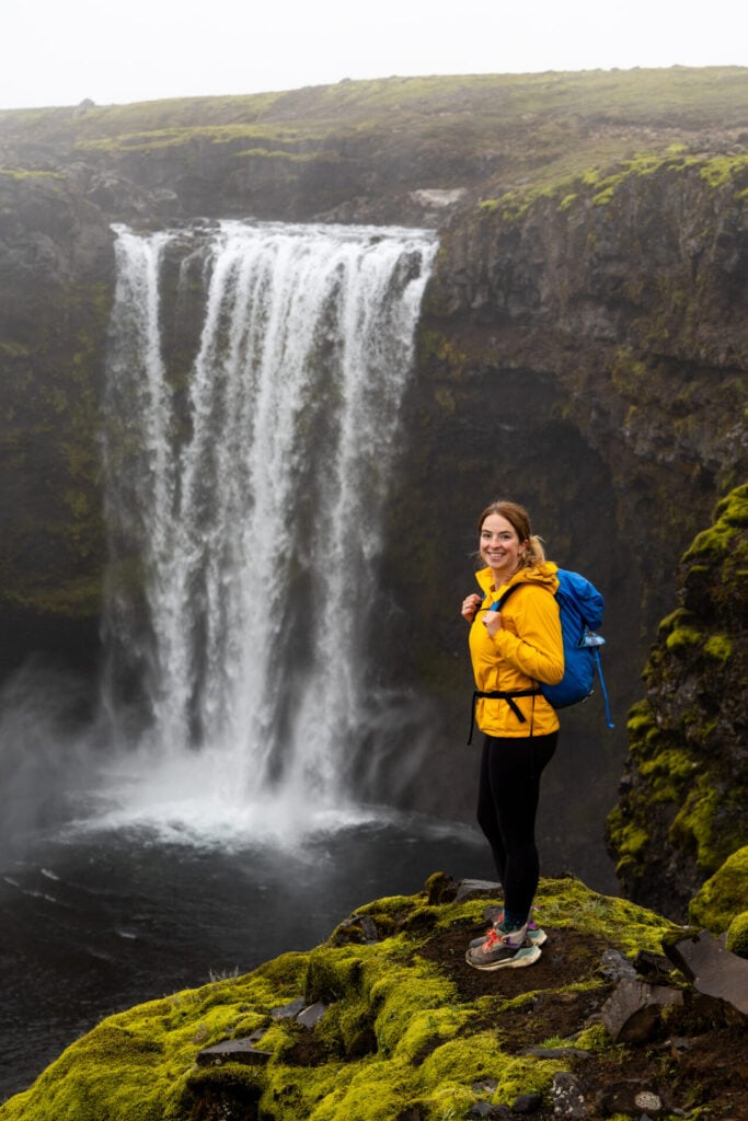 Efstifoss on the descent towards Skógafoss