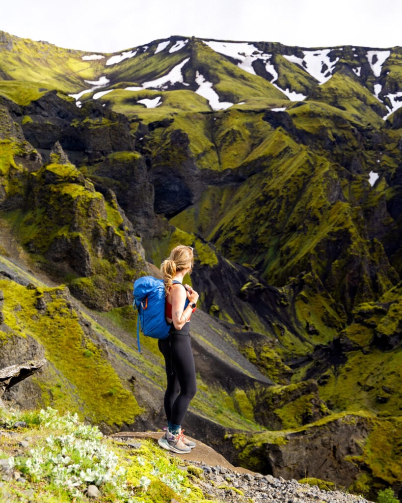Strákagil canyon hiking