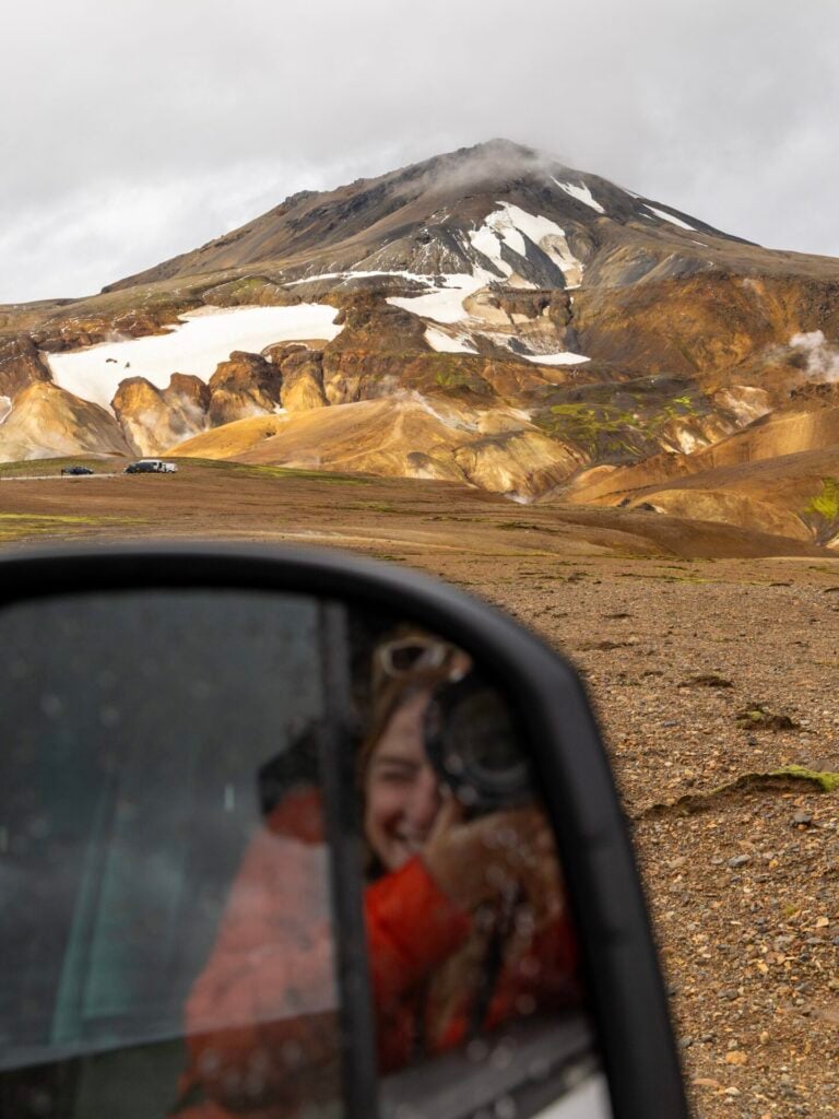 Driving to Kerlingarfjöll and Hveradalir Geothermal Area