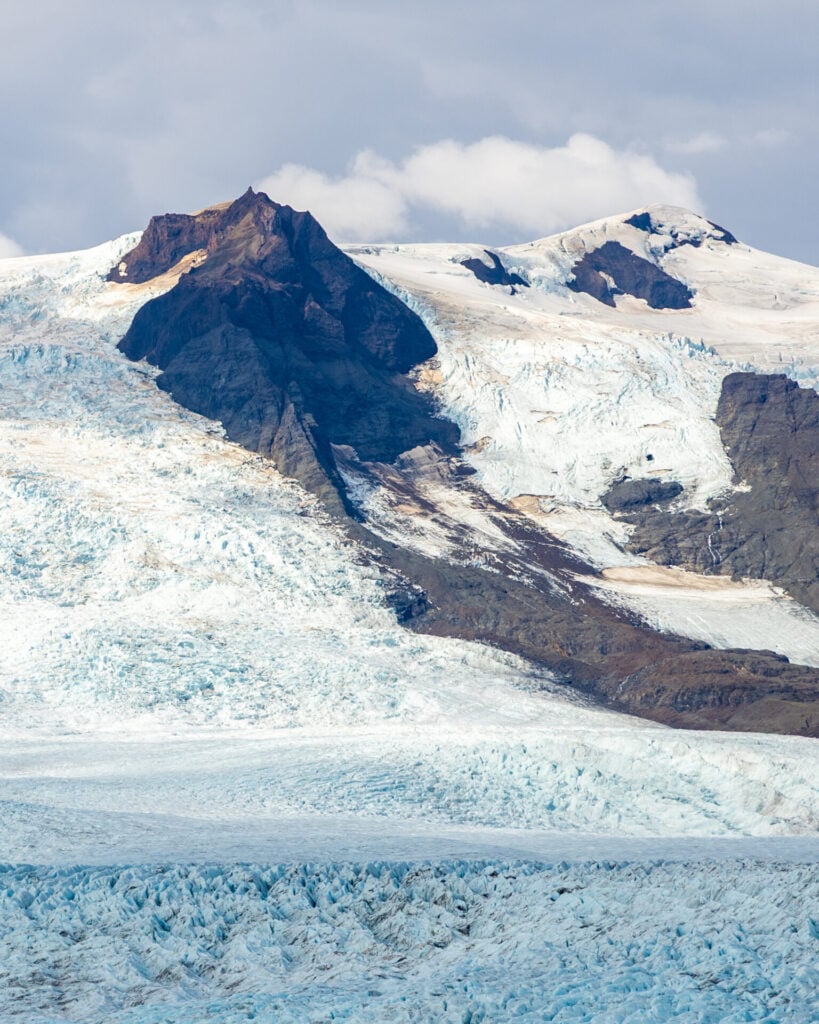 Fjallsjökull glacier and Öræfajökull volcano