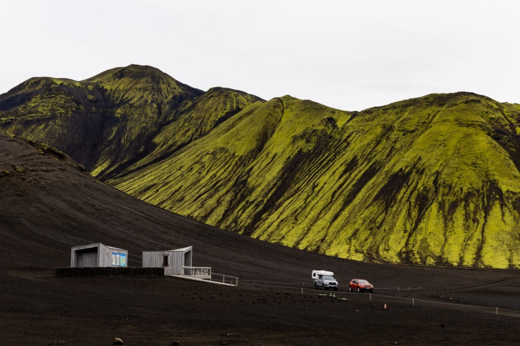 Remote camping at Langisjór