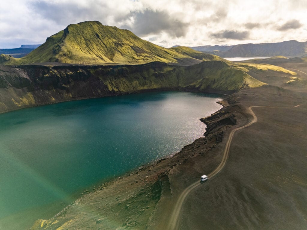 Bláhylur Crater Lake