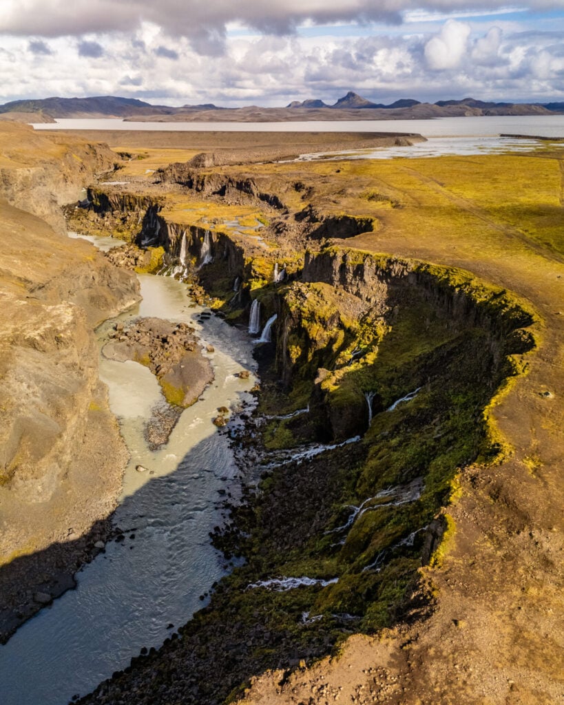 Sigöldugljúfur Canyon, known as the "Valley of Tears"