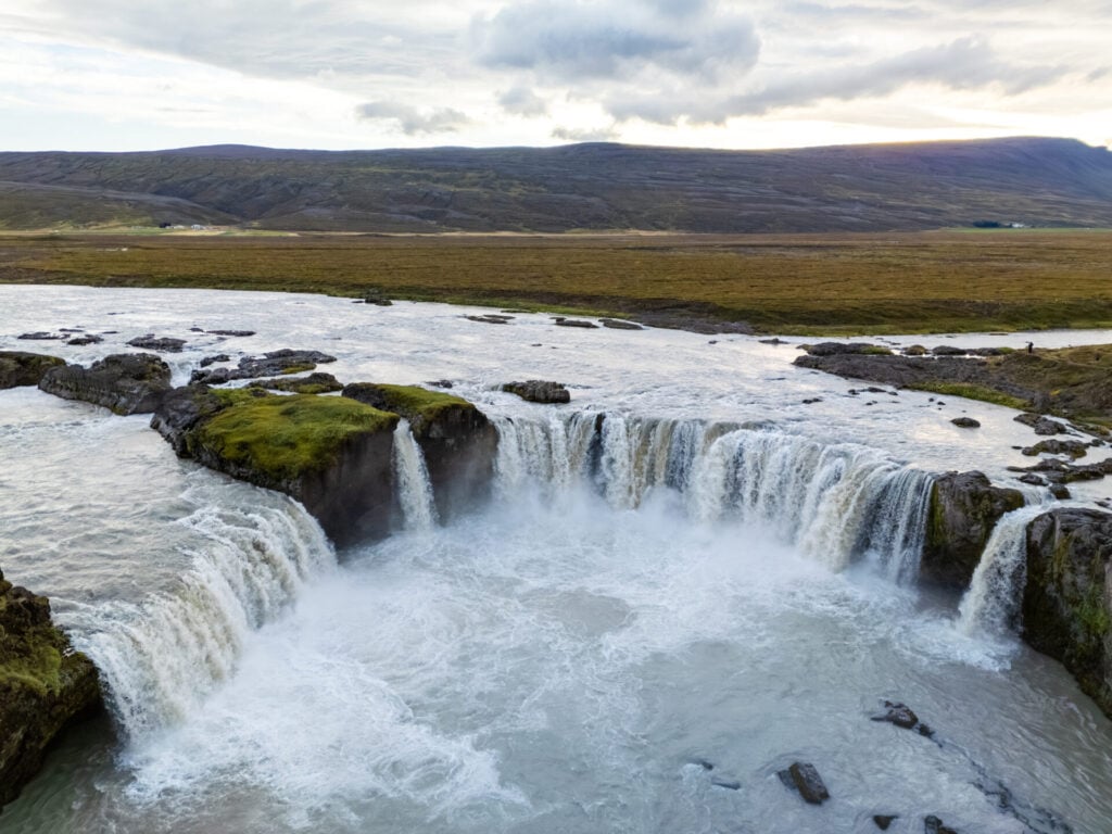 Quick stop at Goðafoss back on the Ring Road