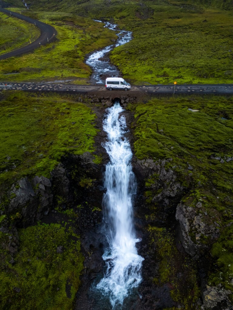 Dozens of waterfalls on the scenic drive over Öxi Pass 