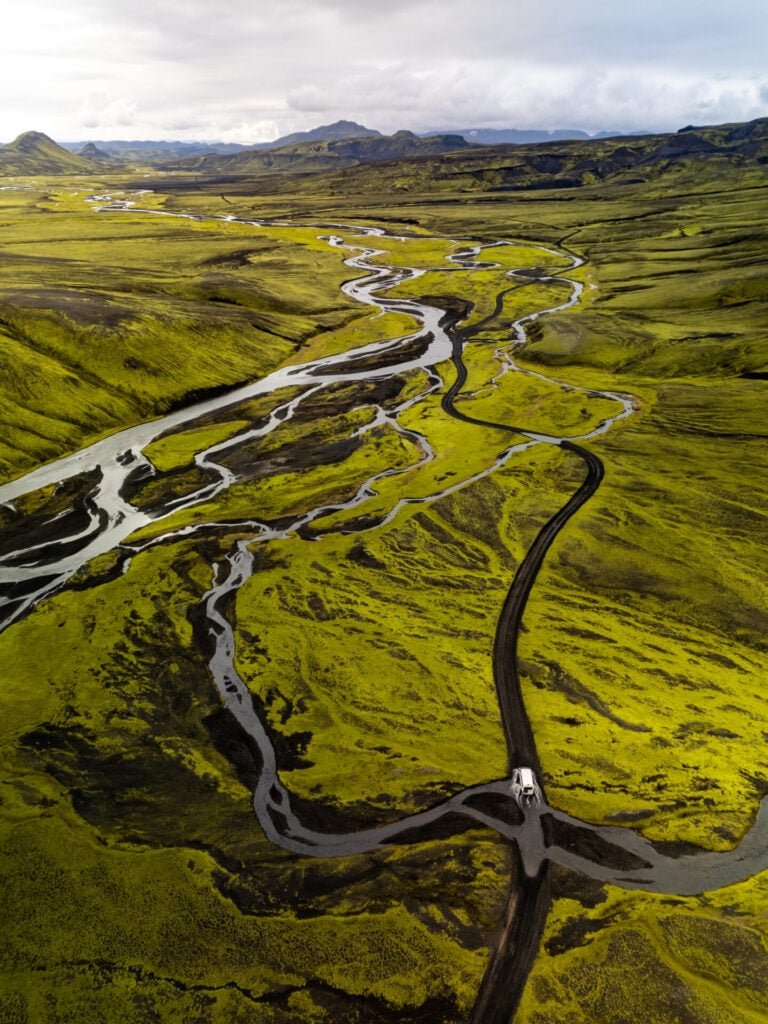 River crossing on F235 to Langisjór