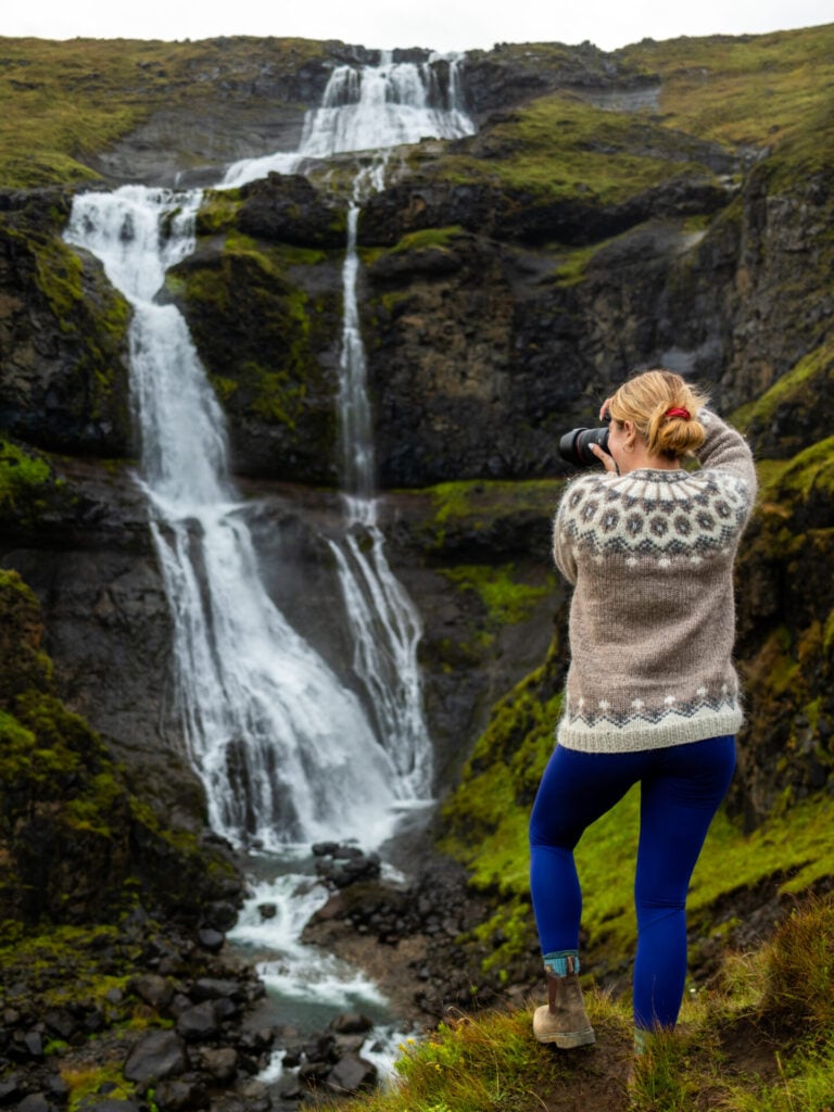Rjúkandifoss hike
