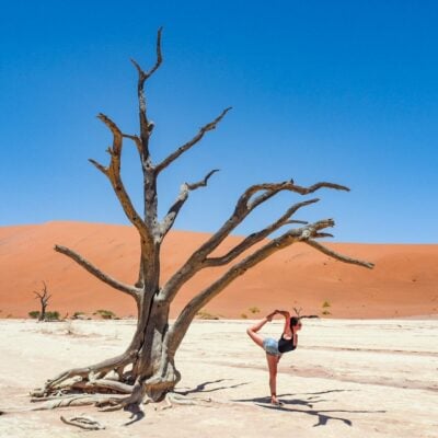 Brooke at Deadvlei, Namibia