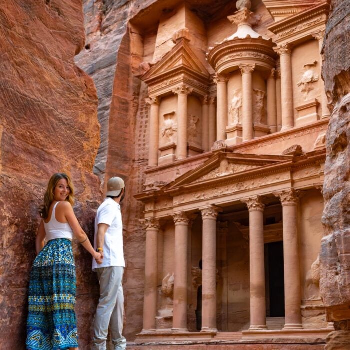 Best view of the Petra Treasury