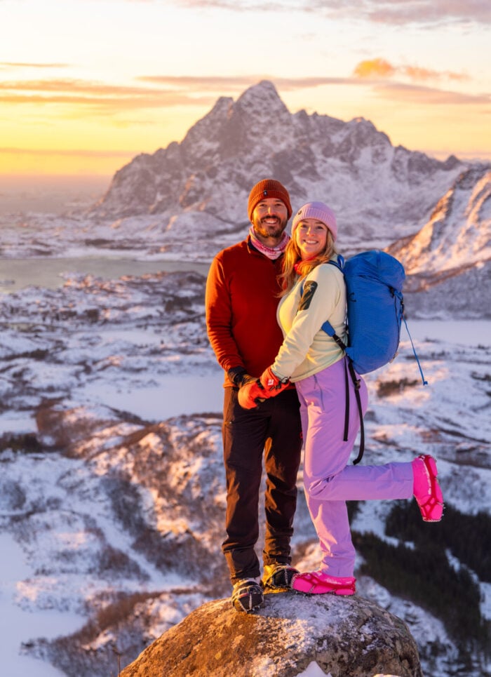 Tjeldbergtind winter hike